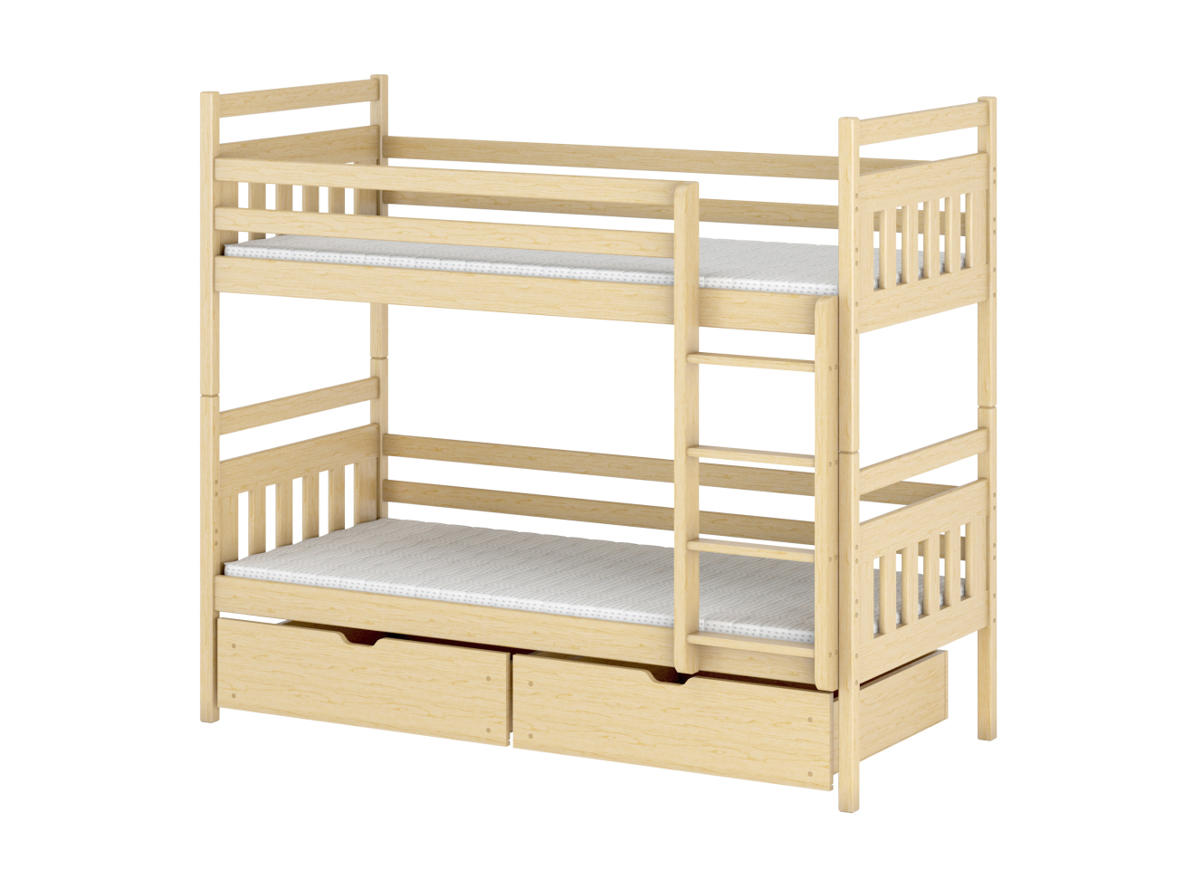 Dviaukštė vaikiška lova su stalčiais ADAS 80x180 7