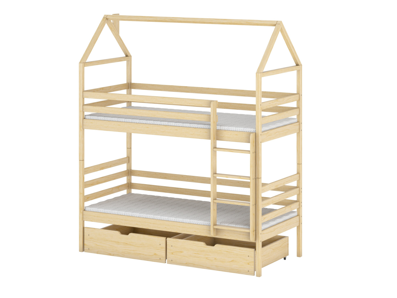 Dviaukštė vaikiška lova su stalčiais ALEX 80x160 11