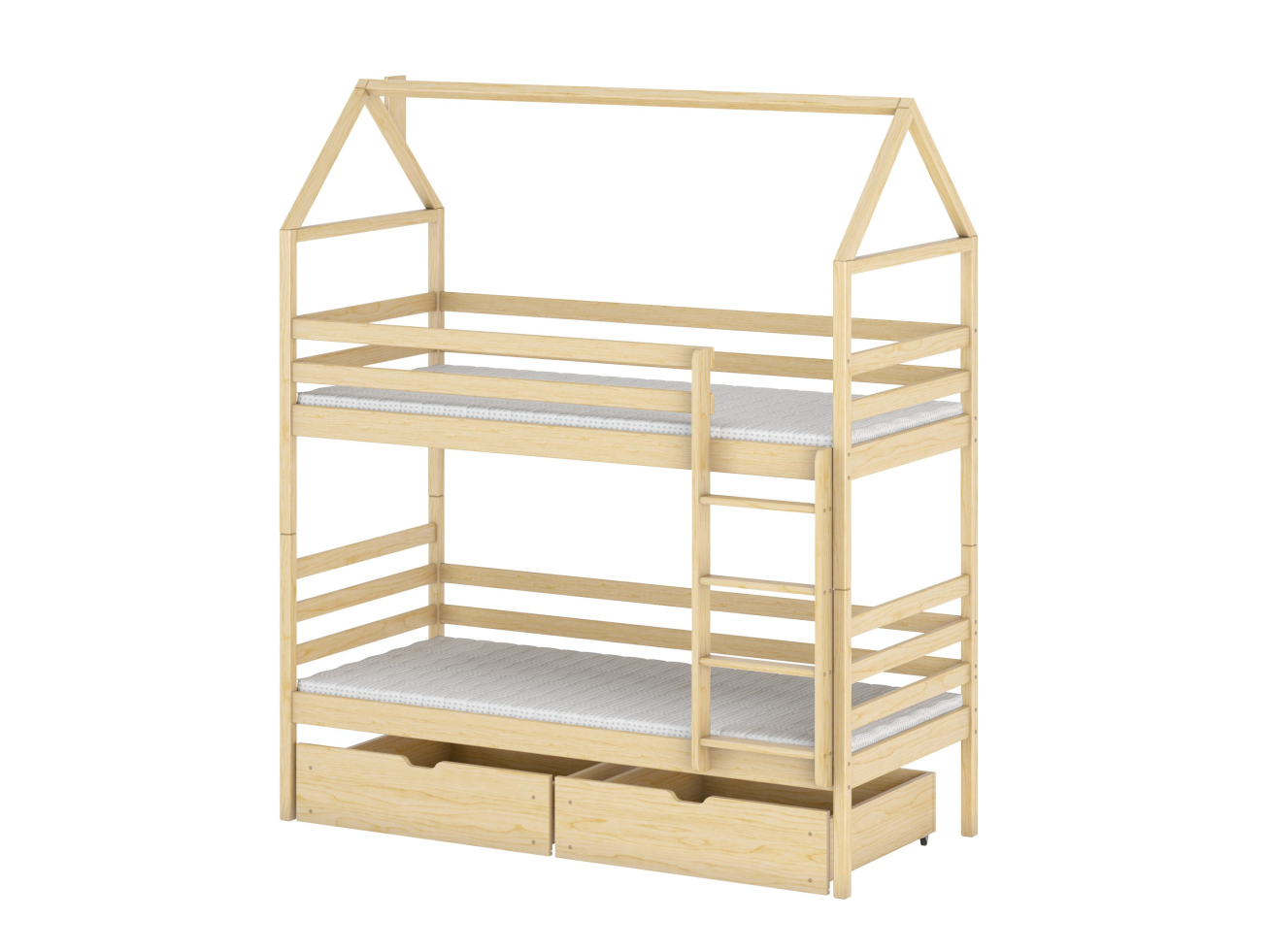 Dviaukštė vaikiška lova su stalčiais ALEX 80x180 11 Dviaukštė vaikiška lova su stalčiais ALEX 80x180 11