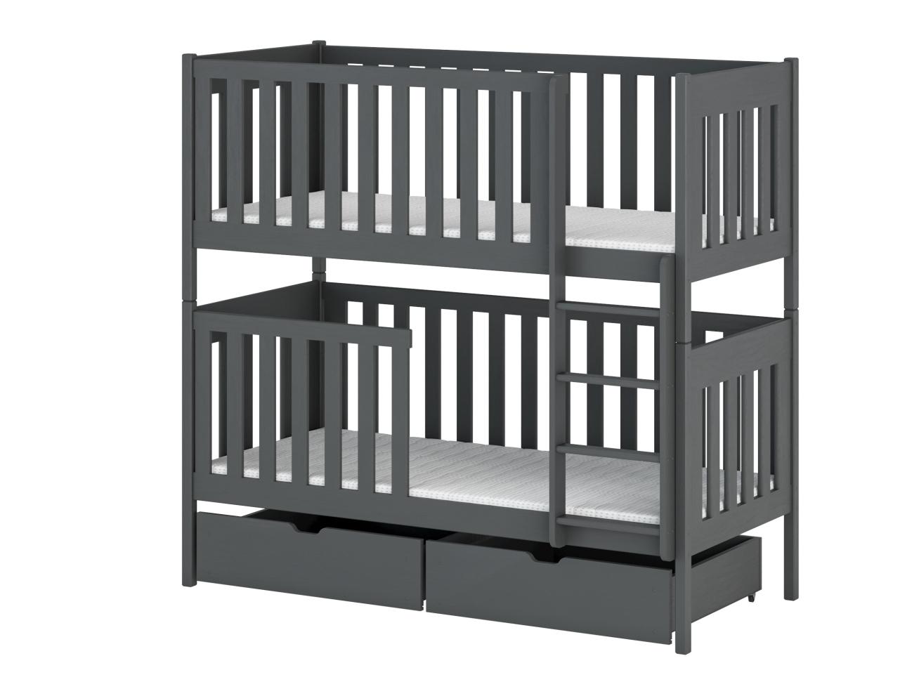 Dviaukštė vaikiška lova su stalčiais DAWID 80x200 16 Dviaukštė vaikiška lova su stalčiais DAWID 80x200 16