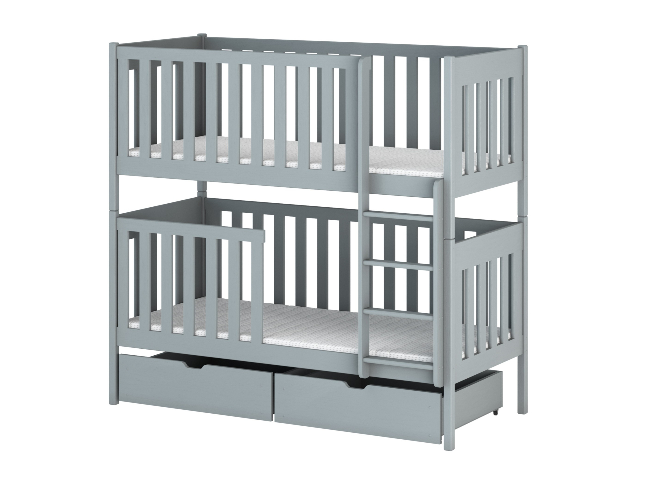 Dviaukštė vaikiška lova su stalčiais DAWID 90x190 17 Dviaukštė vaikiška lova su stalčiais DAWID 90x190 17