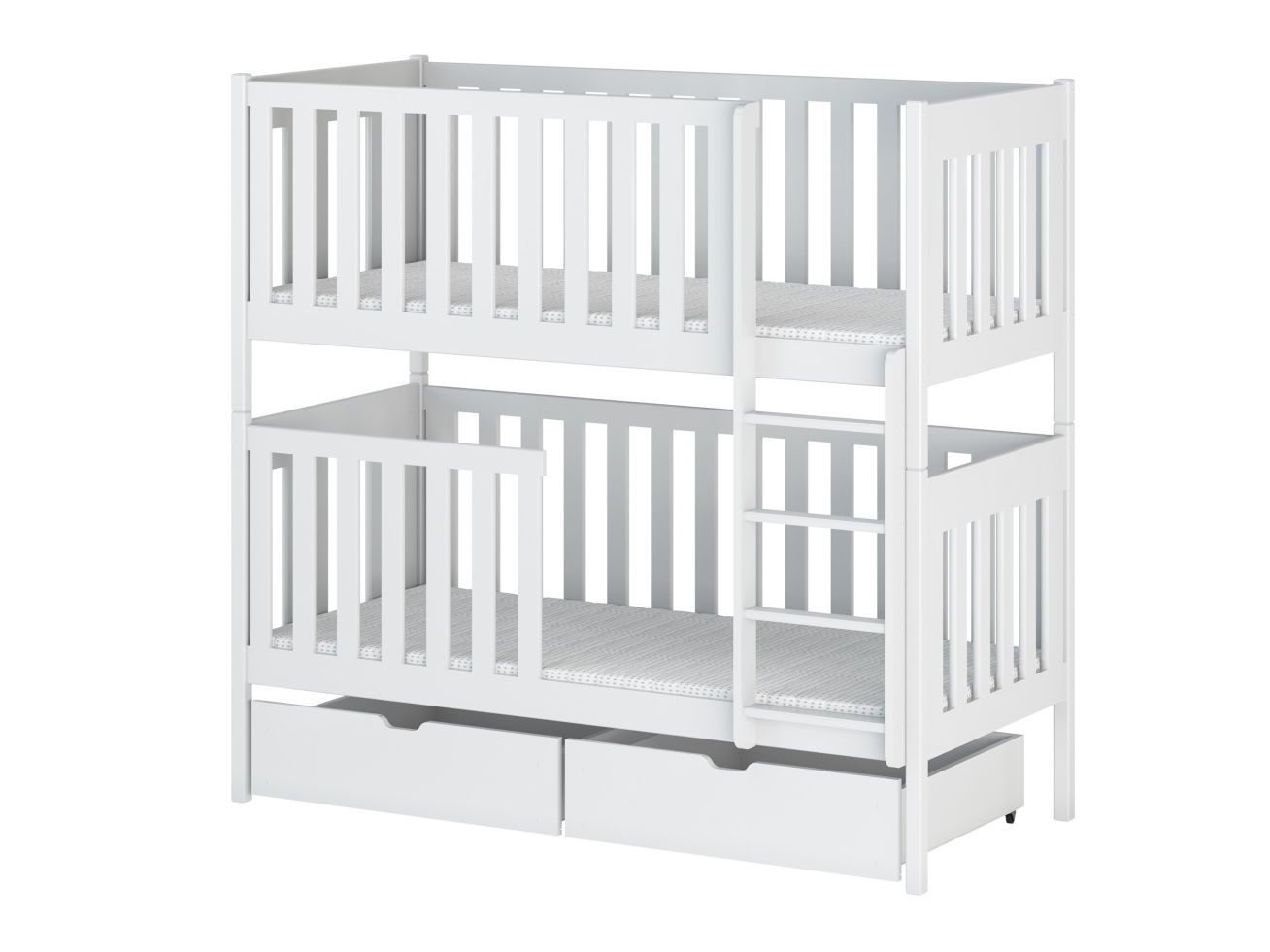 Dviaukštė vaikiška lova su stalčiais DAWID 90x200 15 Dviaukštė vaikiška lova su stalčiais DAWID 90x200 15