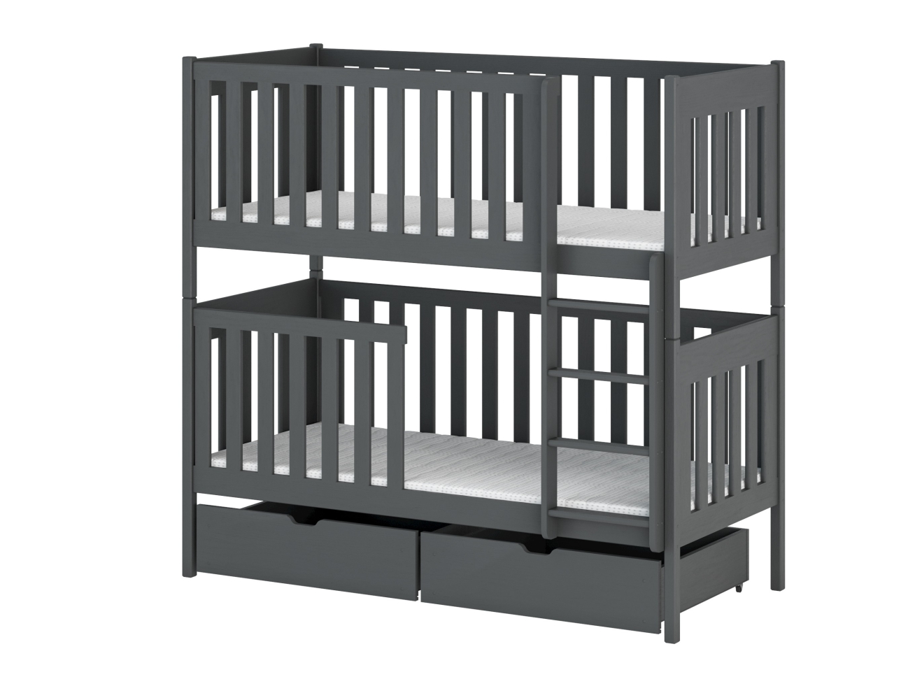 Dviaukštė vaikiška lova su stalčiais DAWID 90x200 16