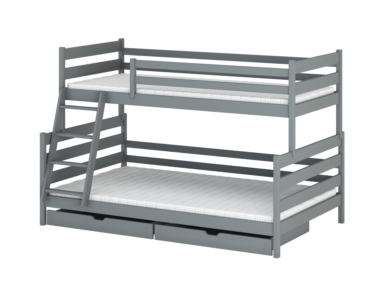 Dviaukštė vaikiška lova su stalčiais FAMI 90x200/120x200 4 Dviaukštė vaikiška lova su stalčiais FAMI 90x200/120x200 4