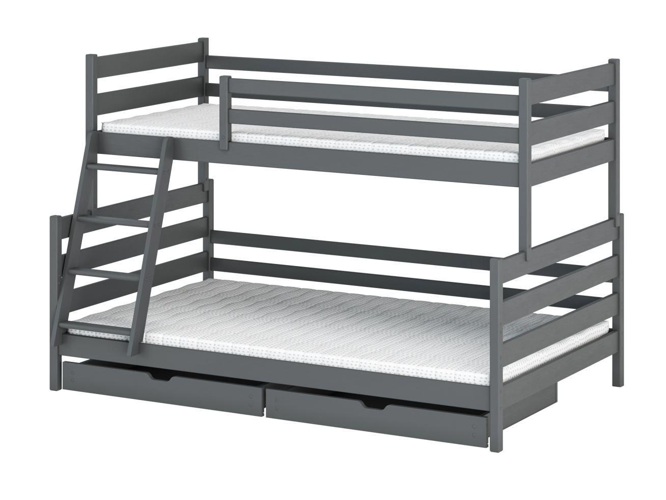 Dviaukštė vaikiška lova su stalčiais FAMI 90x200/120x200 3 Dviaukštė vaikiška lova su stalčiais FAMI 90x200/120x200 3