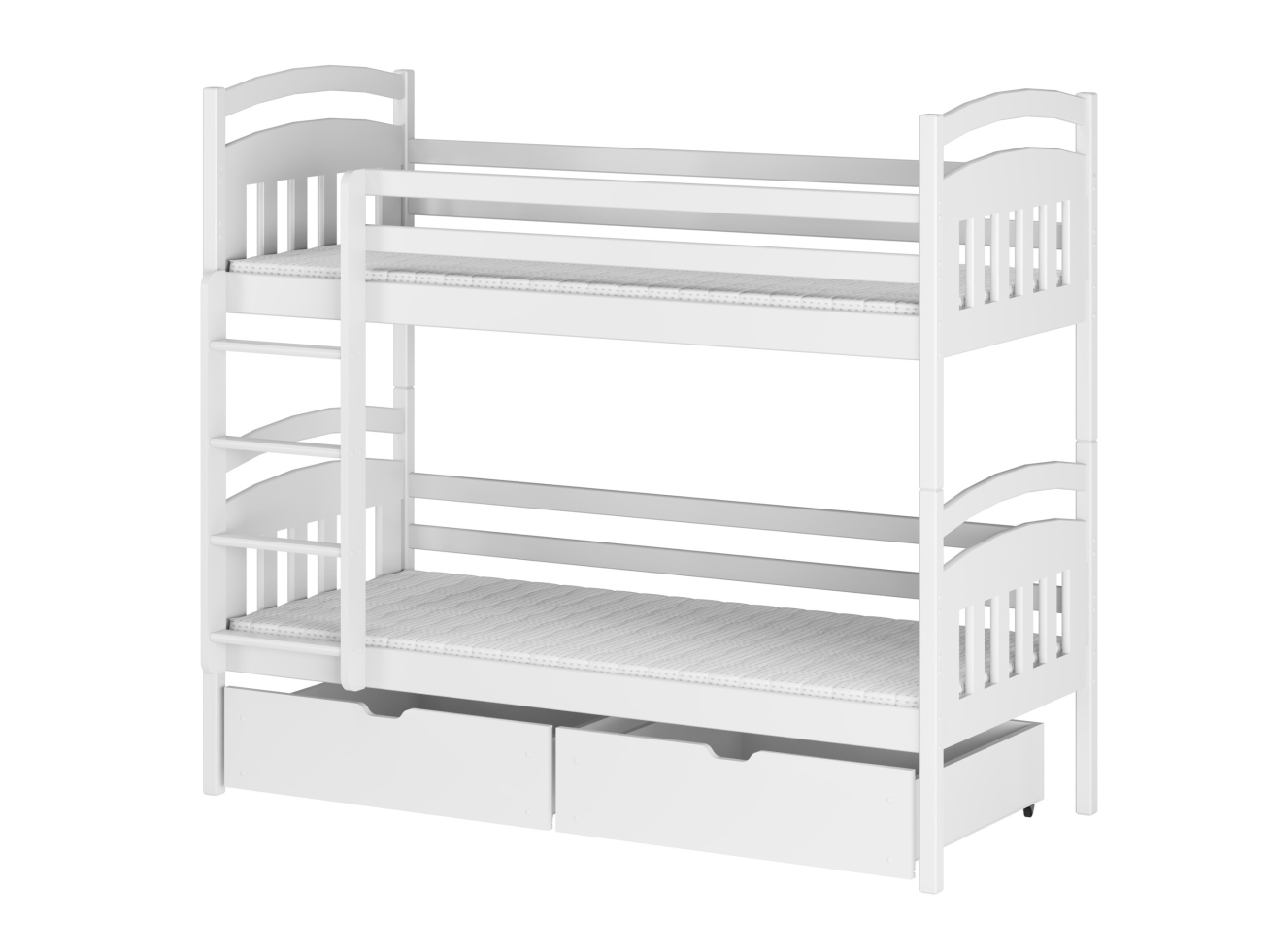 Dviaukštė vaikiška lova su stalčiais GABI 80x160 7