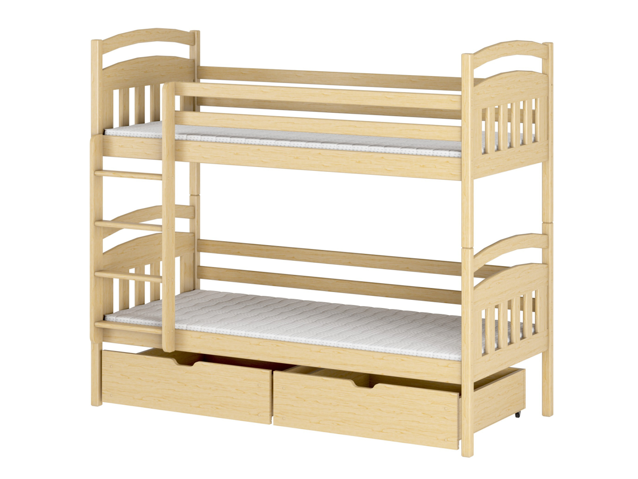 Dviaukštė vaikiška lova su stalčiais GABI 80x160 10 Dviaukštė vaikiška lova su stalčiais GABI 80x160 10