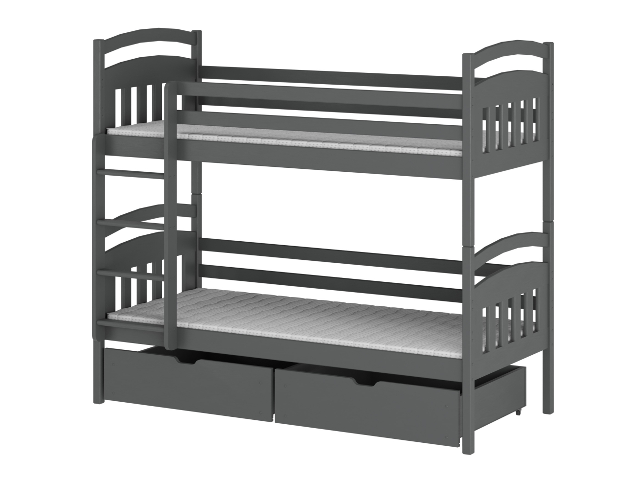 Dviaukštė vaikiška lova su stalčiais GABI 80x180 8