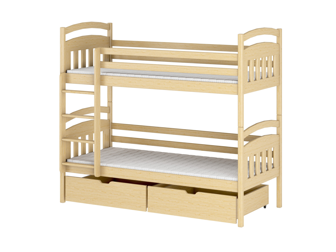 Dviaukštė vaikiška lova su stalčiais GABI 80x200 10 Dviaukštė vaikiška lova su stalčiais GABI 80x200 10