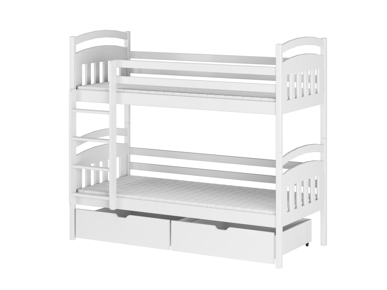 Dviaukštė vaikiška lova su stalčiais GABI 90x190 7