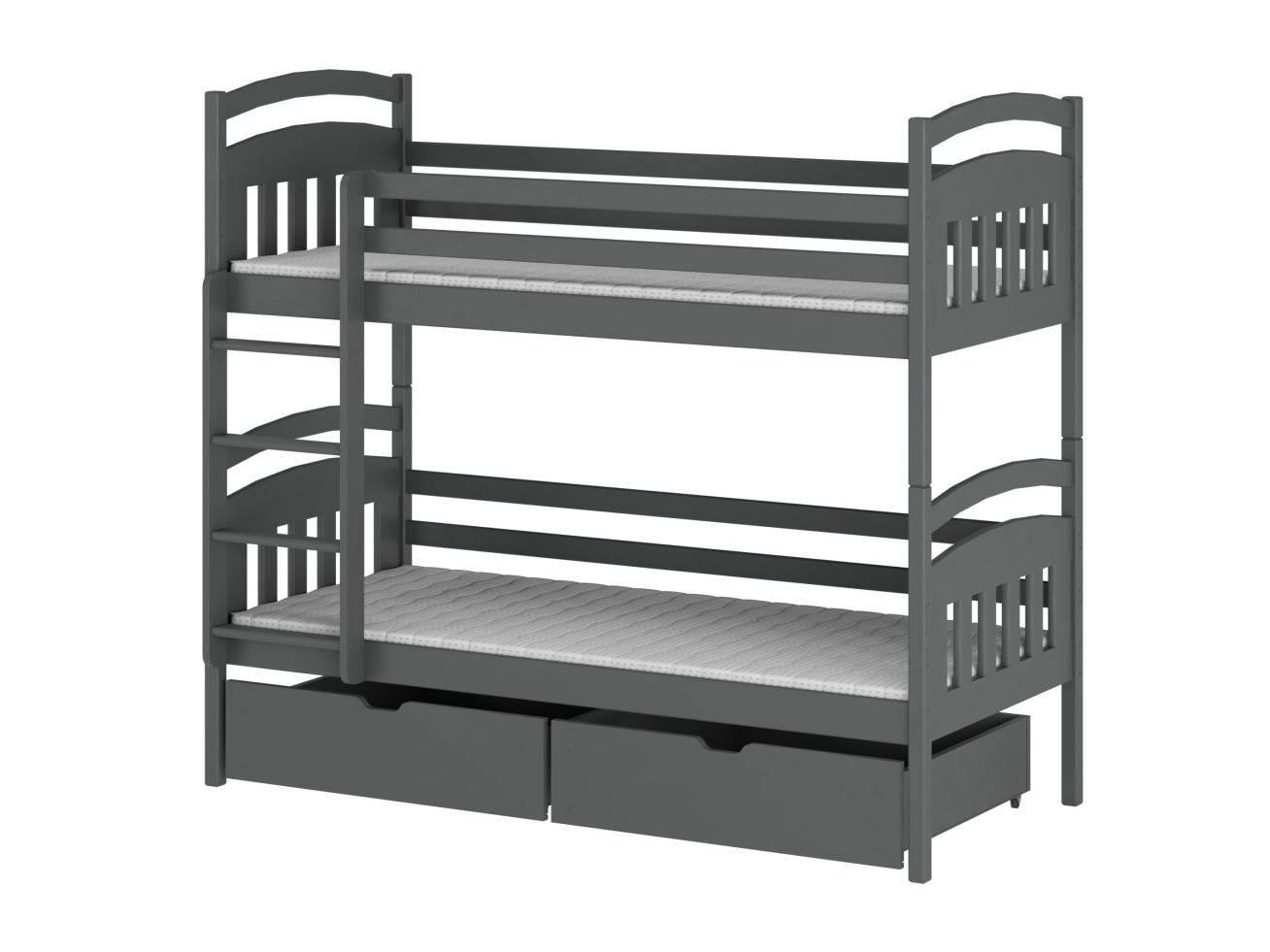 Dviaukštė vaikiška lova su stalčiais GABI 90x190 8