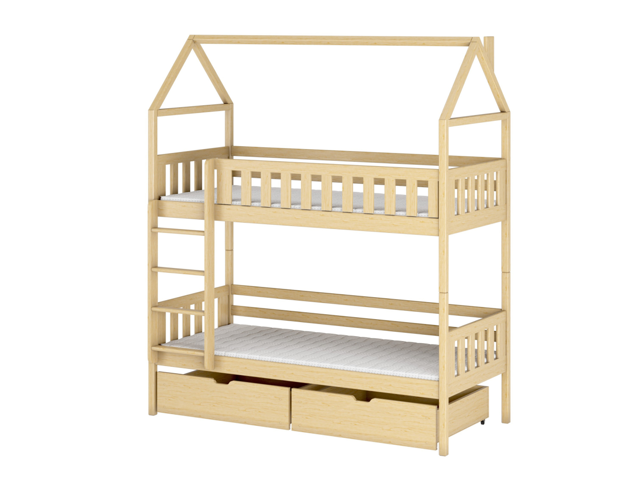 Dviaukštė vaikiška lova su stalčiais GAJA 80x160 12 Dviaukštė vaikiška lova su stalčiais GAJA 80x160 12