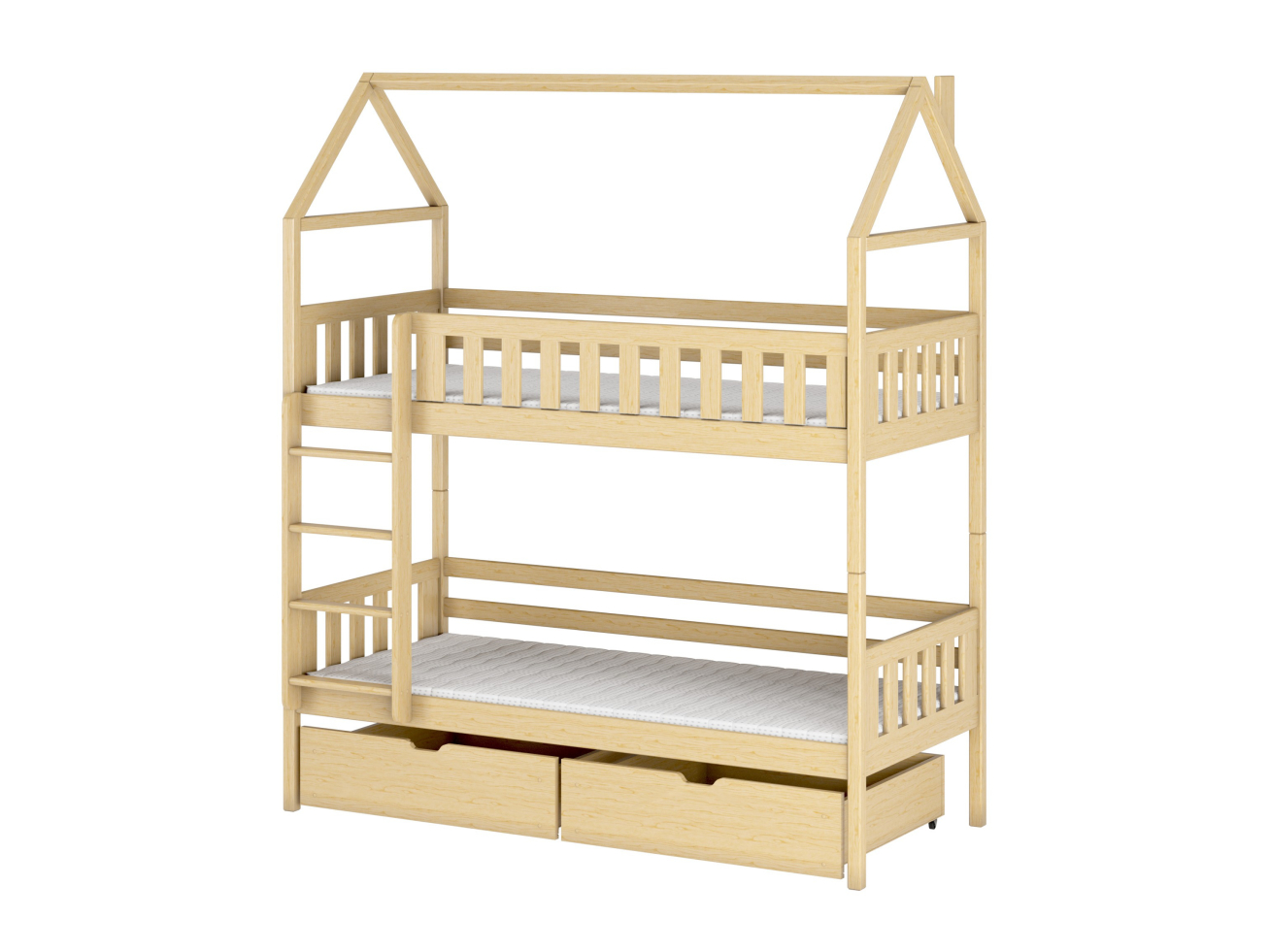 Dviaukštė vaikiška lova su stalčiais GAJA 80x180 12 Dviaukštė vaikiška lova su stalčiais GAJA 80x180 12