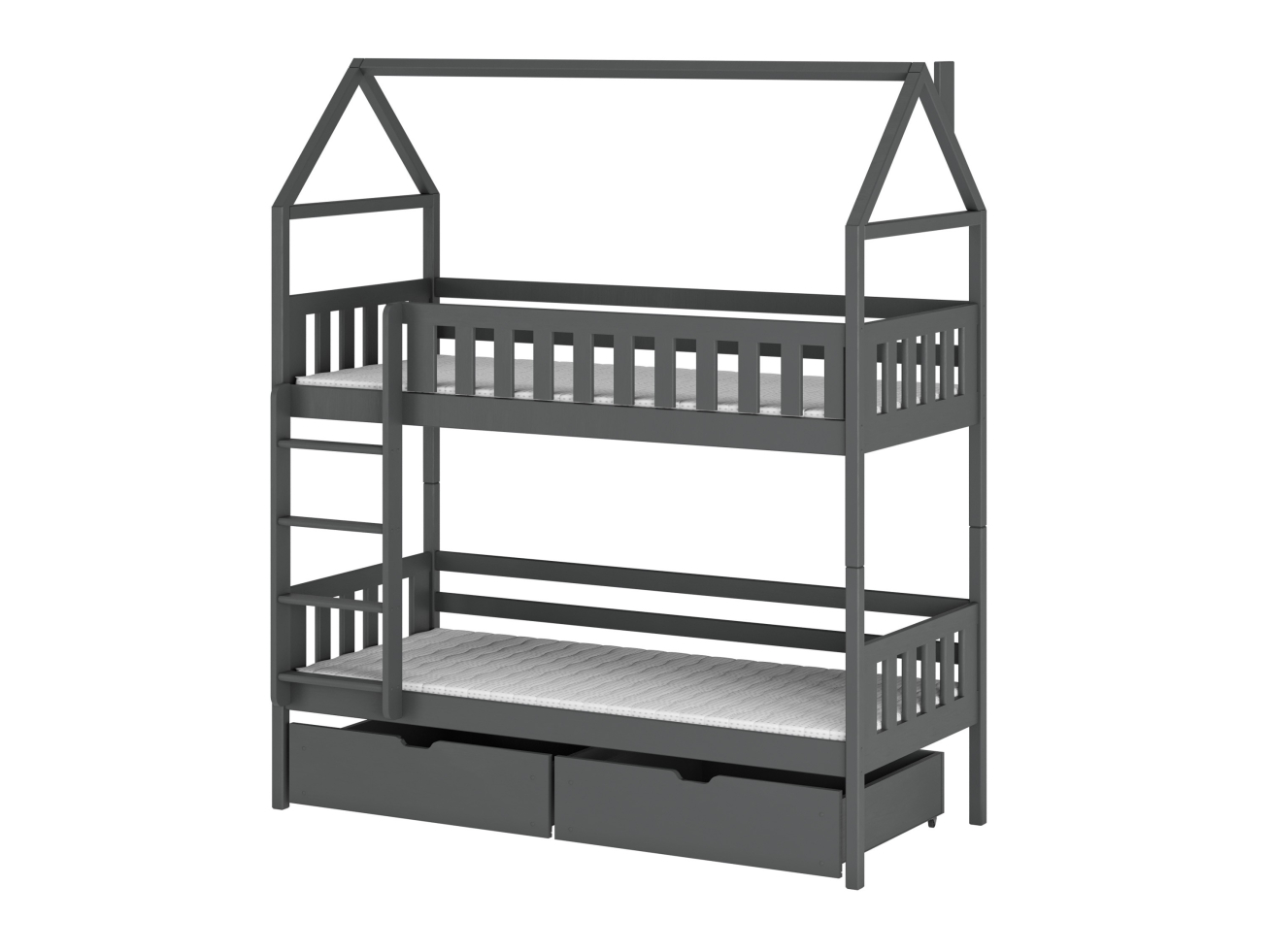 Dviaukštė vaikiška lova su stalčiais GAJA 80x200 10