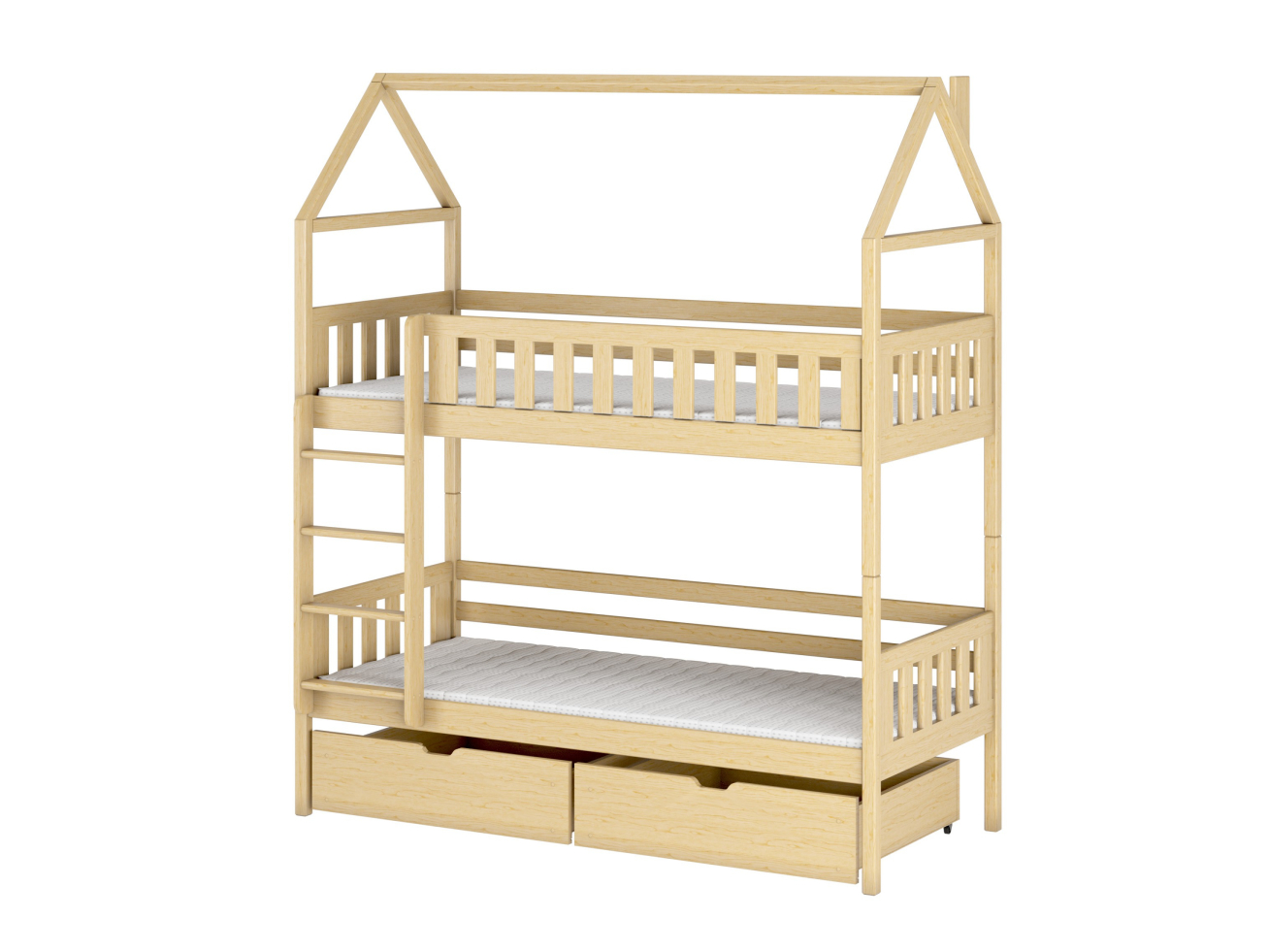 Dviaukštė vaikiška lova su stalčiais GAJA 90x200 12 Dviaukštė vaikiška lova su stalčiais GAJA 90x200 12