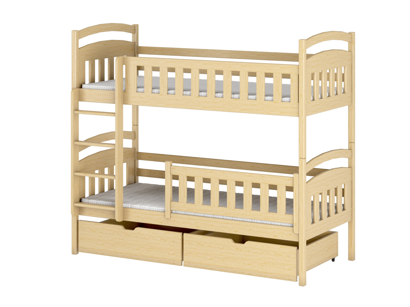 Dviaukštė vaikiška lova su stalčiais IGNAS 90x190 18