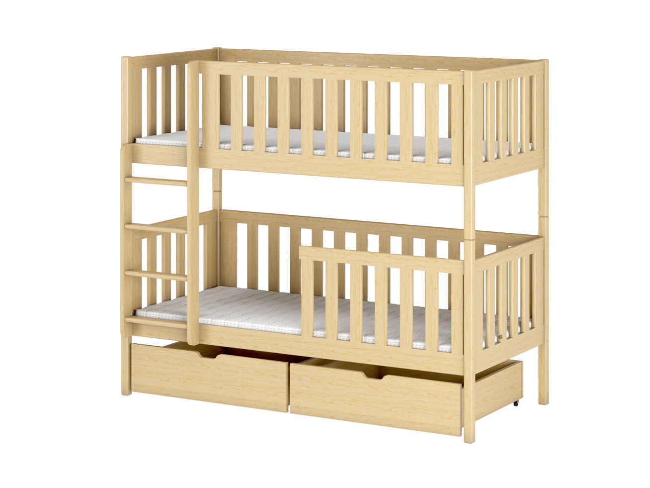 Dviaukštė vaikiška lova su stalčiais MICHALINA 80x160 8