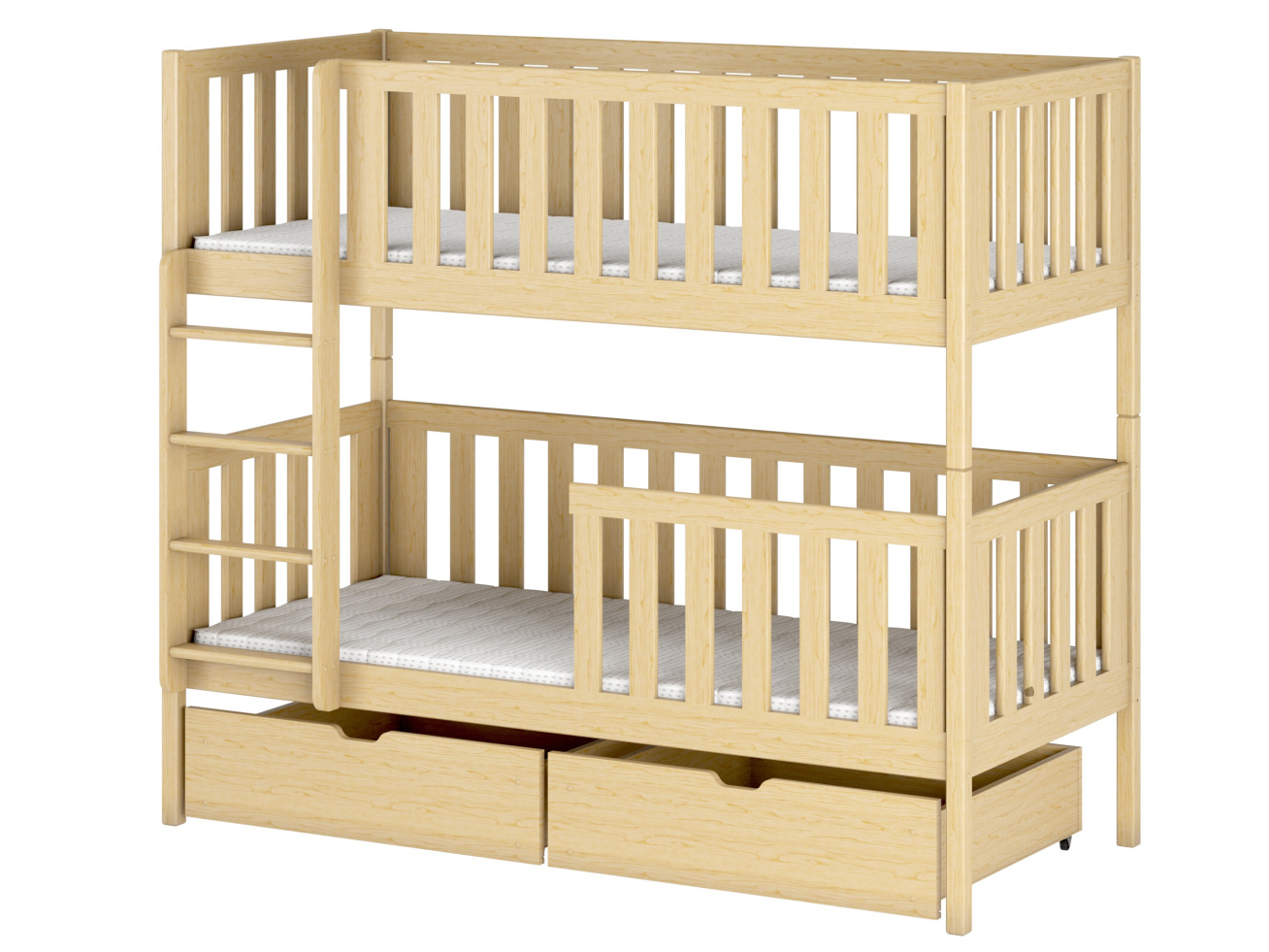Dviaukštė vaikiška lova su stalčiais MICHALINA 90x190 8