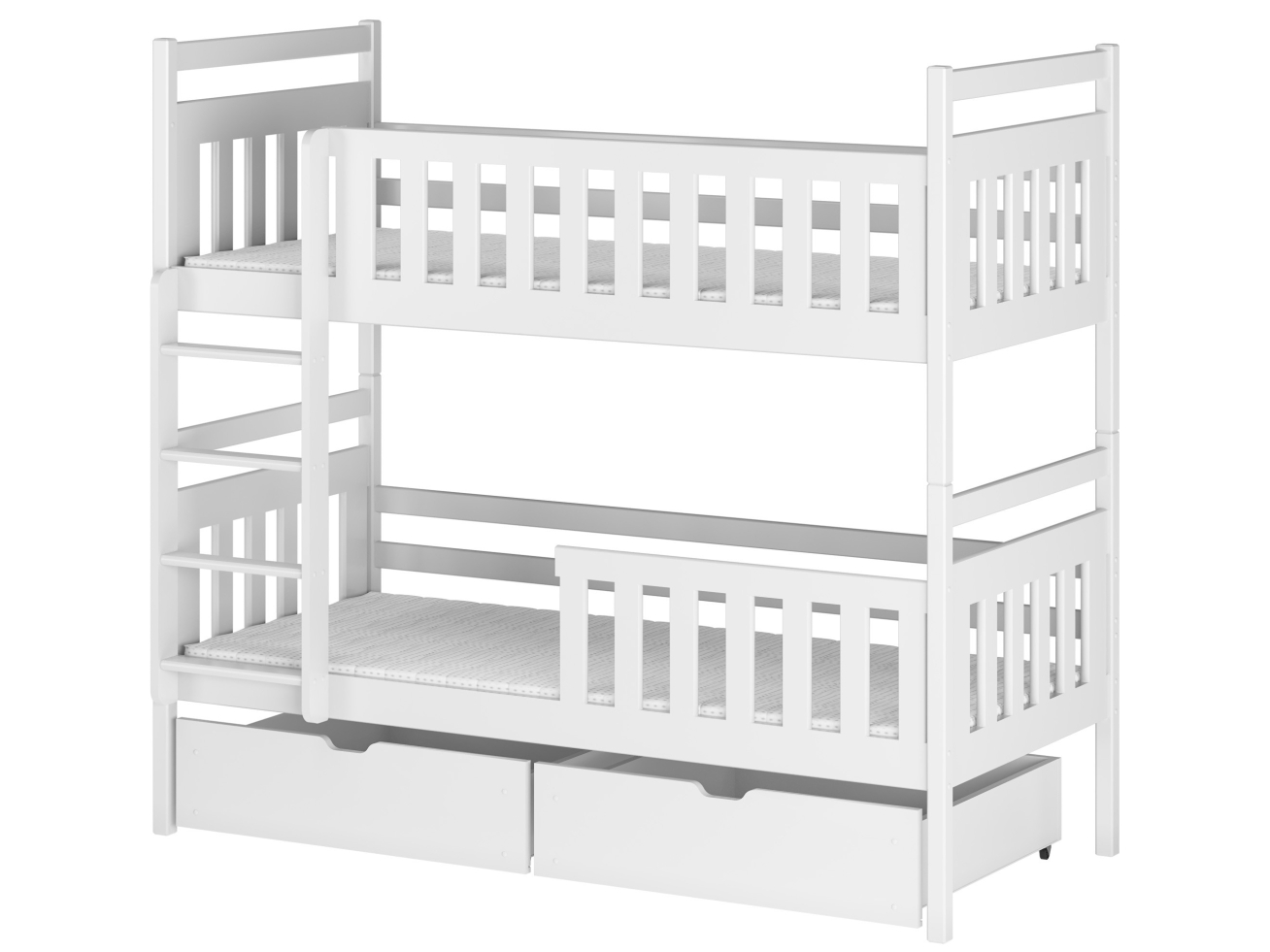 Dviaukštė vaikiška lova su stalčiais MONIKA 80x160 12