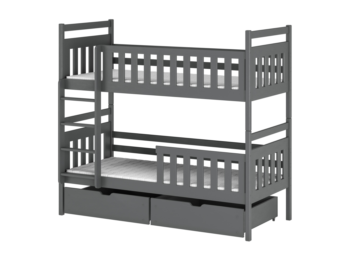 Dviaukštė vaikiška lova su stalčiais MONIKA 80x180 13