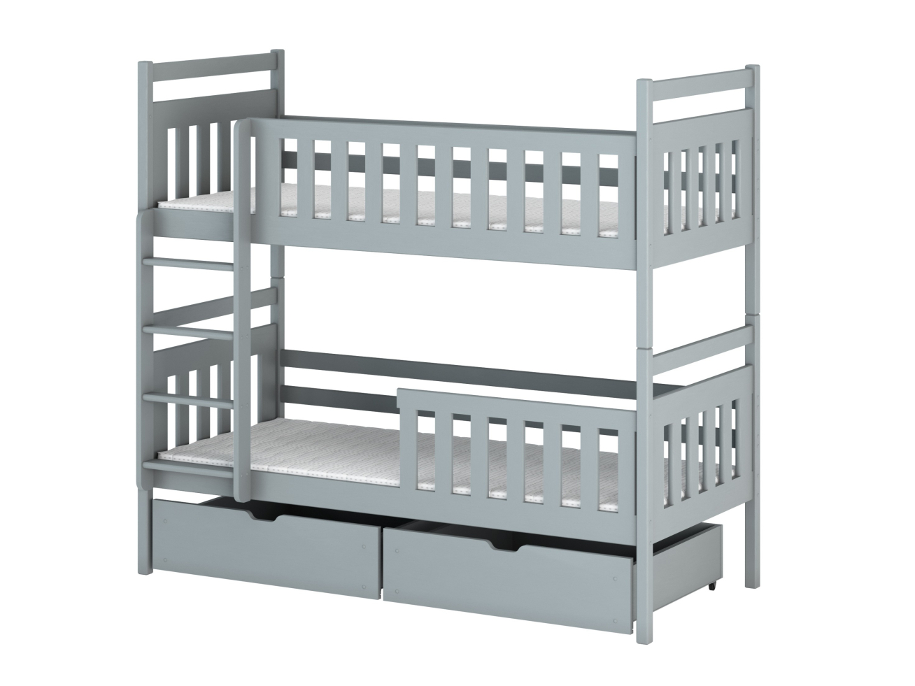 Dviaukštė vaikiška lova su stalčiais MONIKA 80x200 14