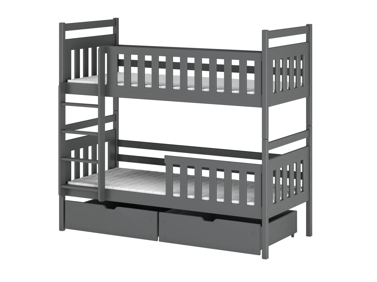 Dviaukštė vaikiška lova su stalčiais MONIKA 90x190 13 Dviaukštė vaikiška lova su stalčiais MONIKA 90x190 13