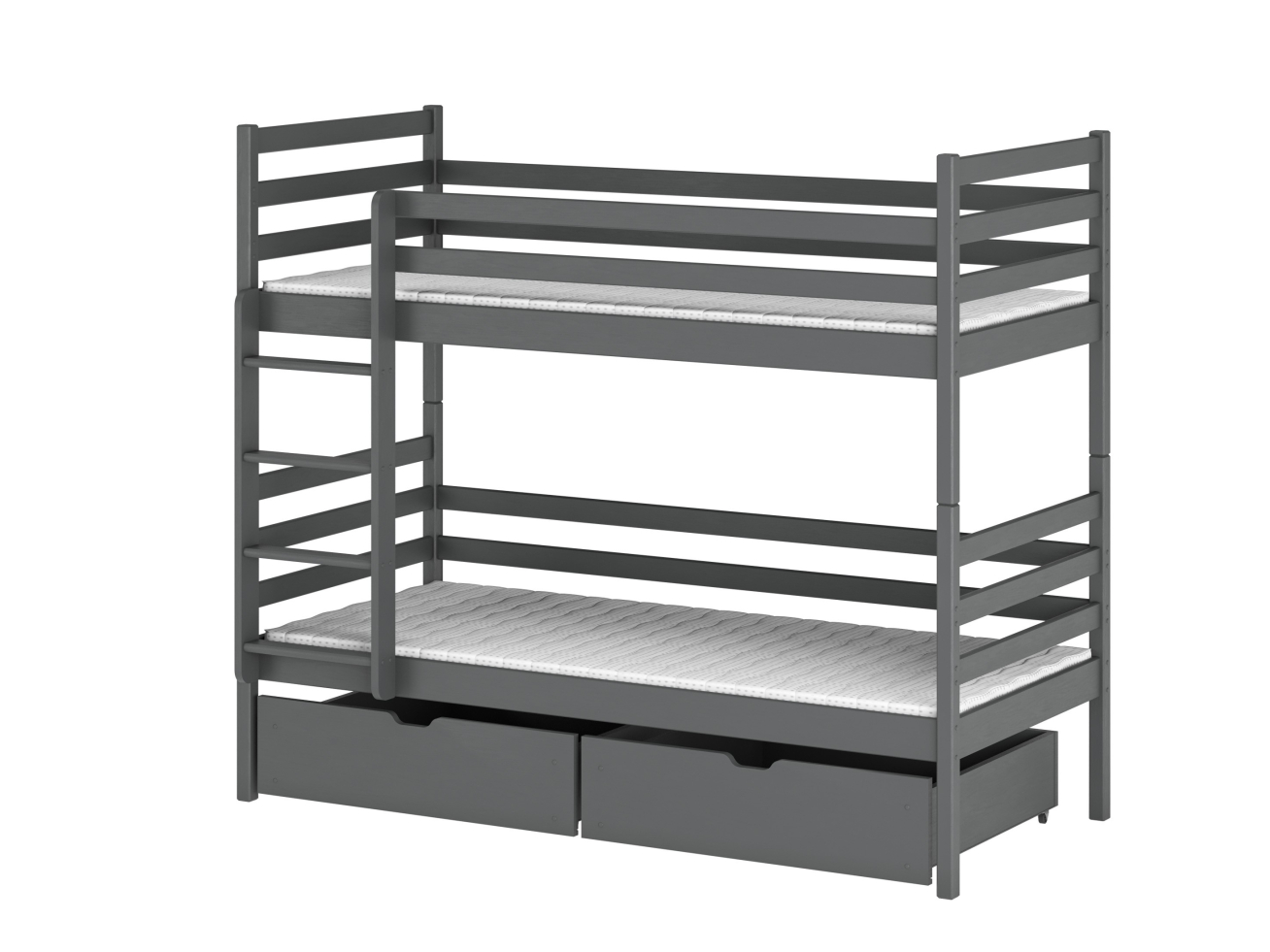 Dviaukštė vaikiška lova su stalčiais NEMO 80x200 9 Dviaukštė vaikiška lova su stalčiais NEMO 80x200 9