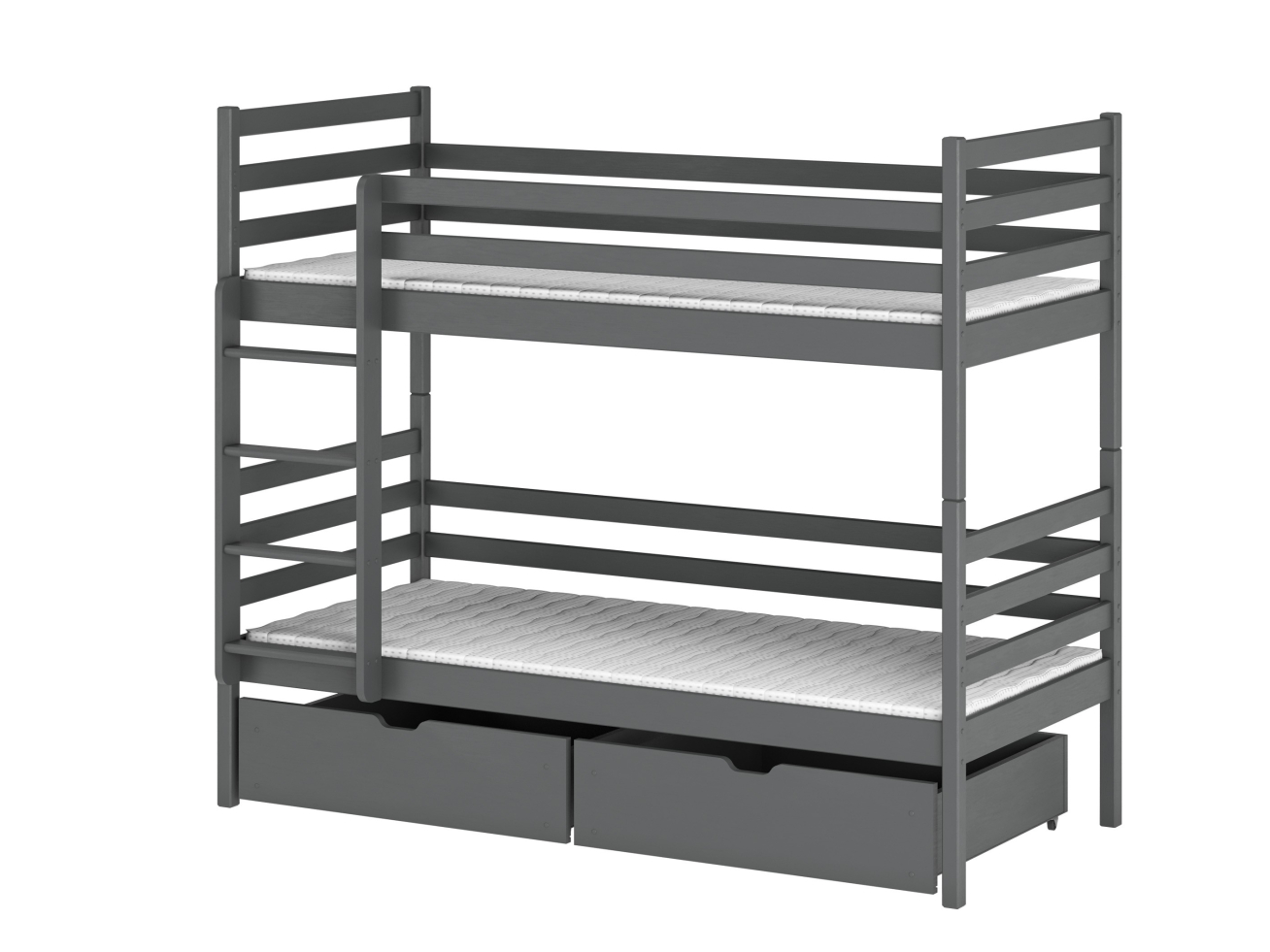 Dviaukštė vaikiška lova su stalčiais NEMO 90x200 10 Dviaukštė vaikiška lova su stalčiais NEMO 90x200 10