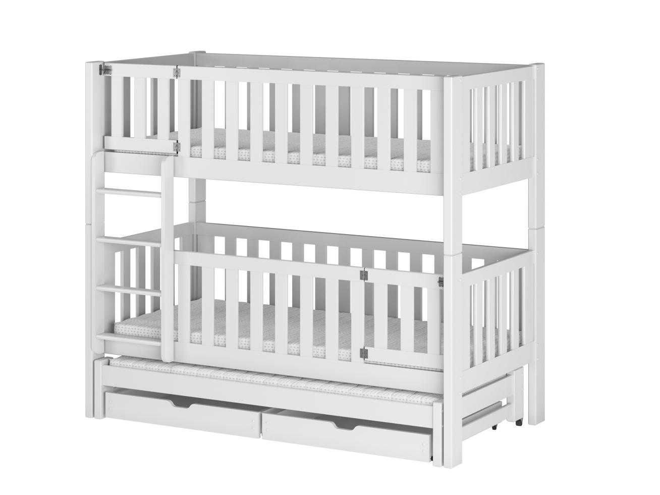 Trivietė vaikiška lova su stalčiais AGATHA 80x180 6