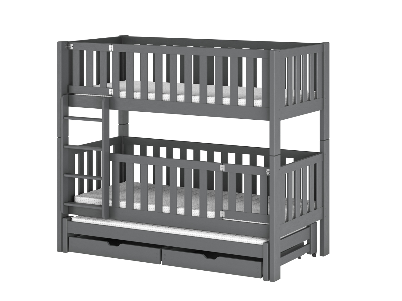 Trivietė vaikiška lova su stalčiais AGATHA 80x180 7 Trivietė vaikiška lova su stalčiais AGATHA 80x180 7