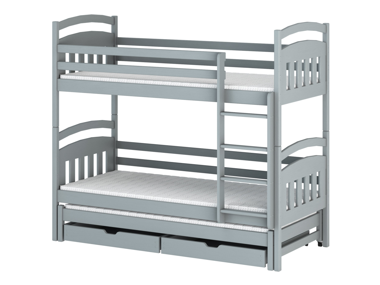 Trivietė vaikiška lova su stalčiais ALAN 80x160 10 Trivietė vaikiška lova su stalčiais ALAN 80x160 10