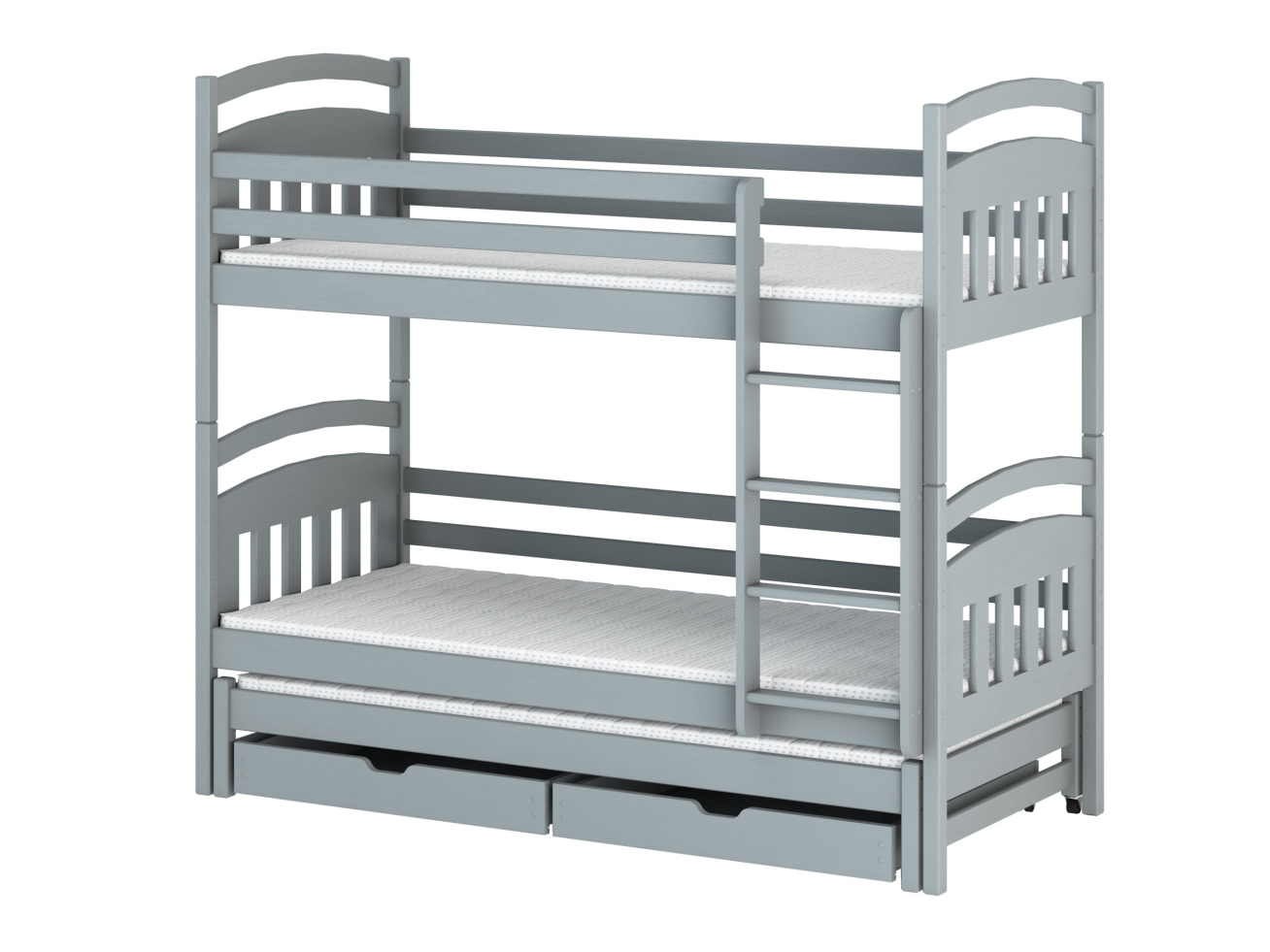 Trivietė vaikiška lova su stalčiais ALAN 80x180 9 Trivietė vaikiška lova su stalčiais ALAN 80x180 9