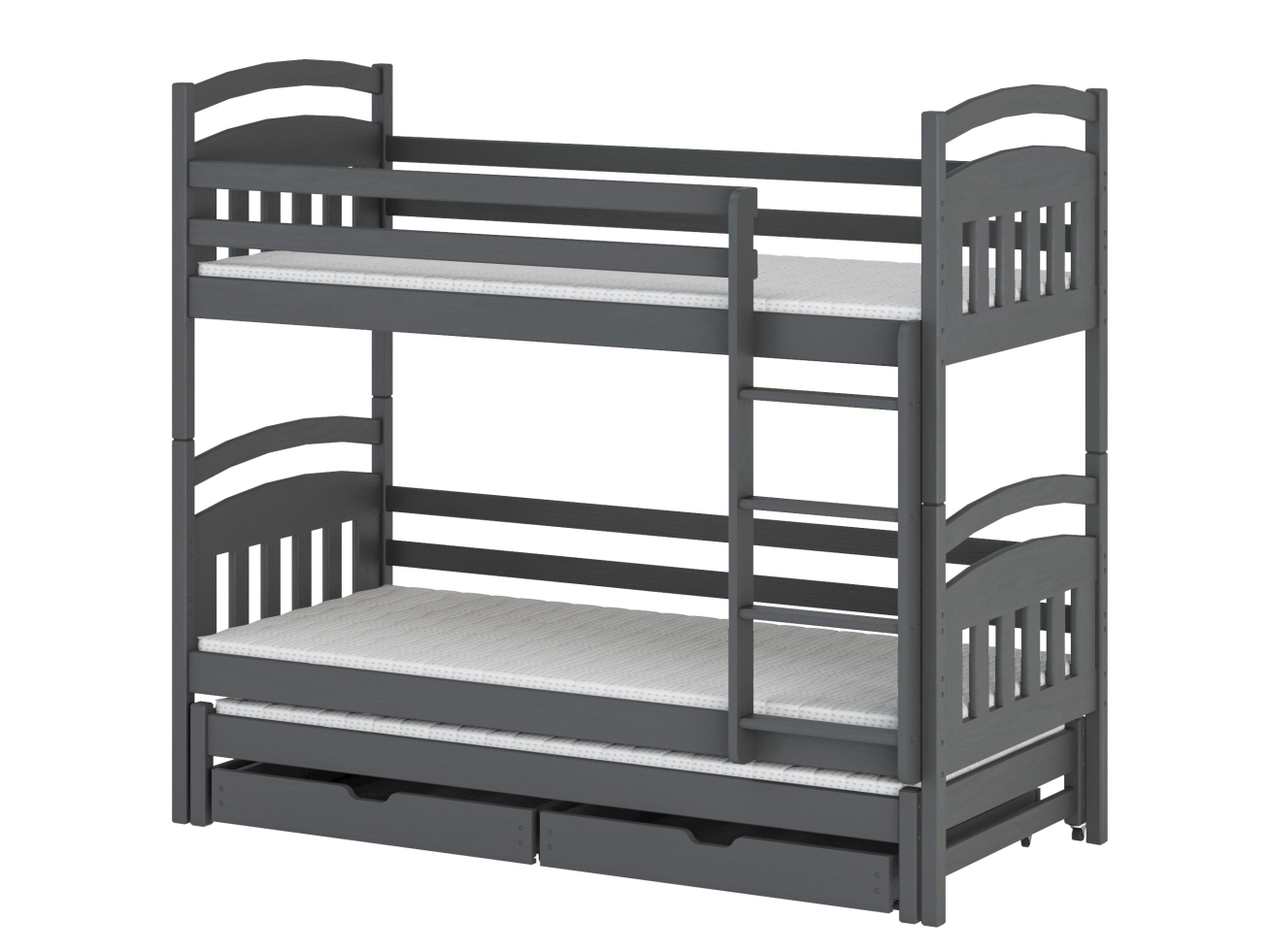 Trivietė vaikiška lova su stalčiais ALAN 80x180 8