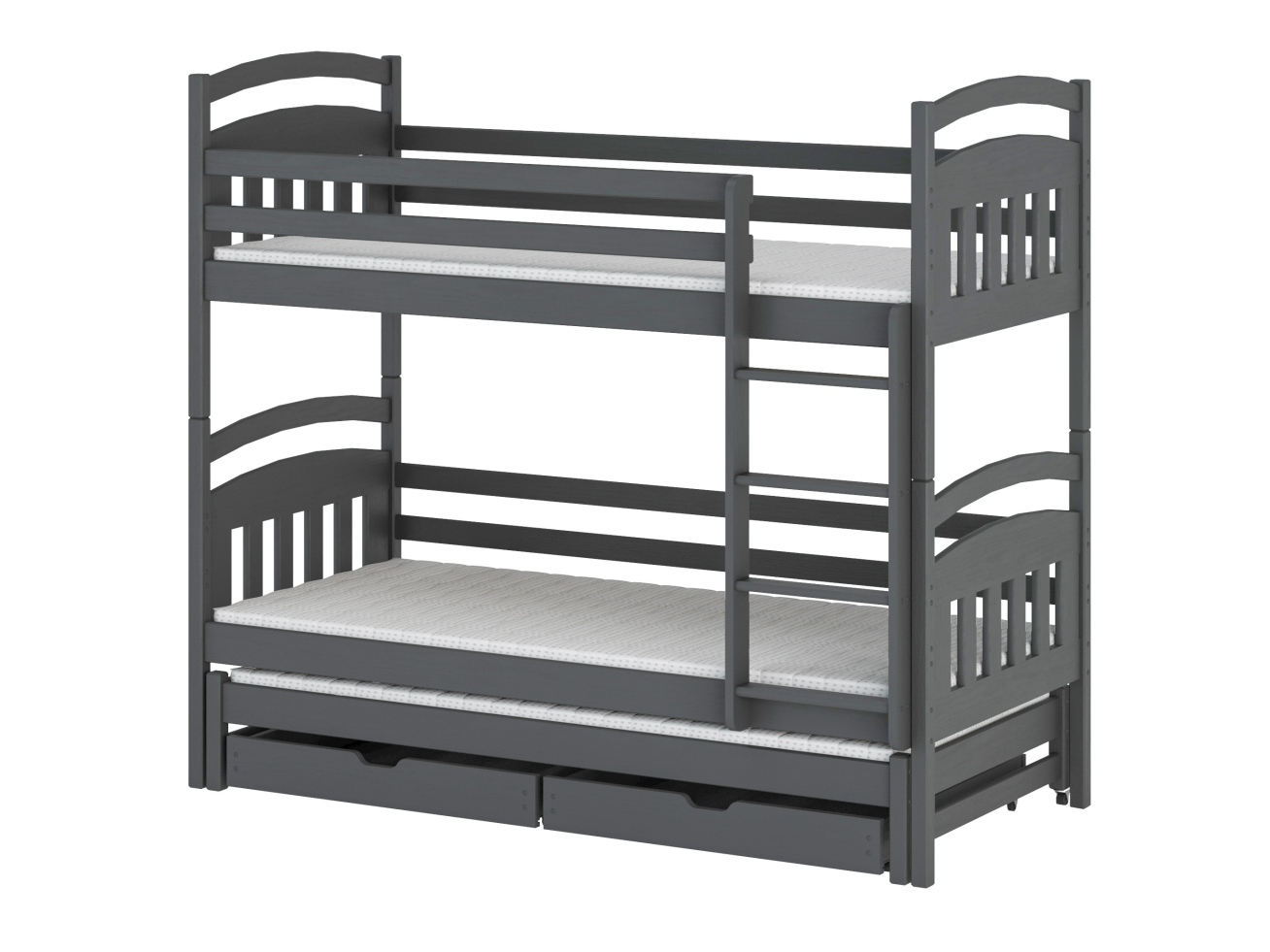 Trivietė vaikiška lova su stalčiais ALAN 80x200 8 Trivietė vaikiška lova su stalčiais ALAN 80x200 8