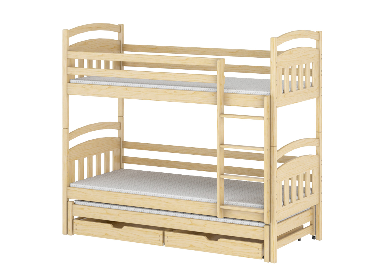 Trivietė vaikiška lova su stalčiais ALAN 90x200 10 Trivietė vaikiška lova su stalčiais ALAN 90x200 10