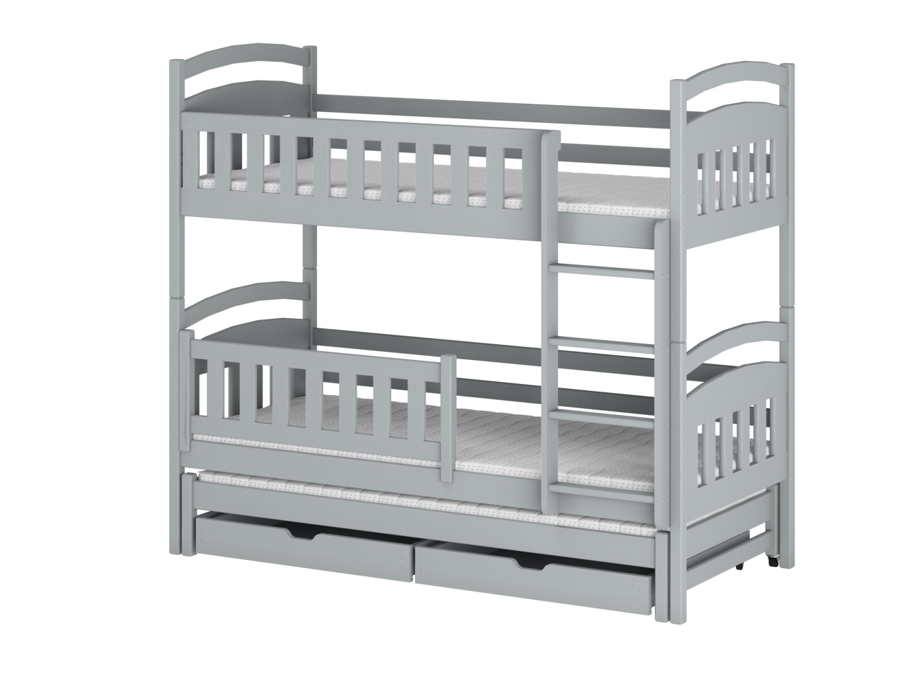 Trivietė vaikiška lova su stalčiais BLANKA 80x160 15 Trivietė vaikiška lova su stalčiais BLANKA 80x160 15