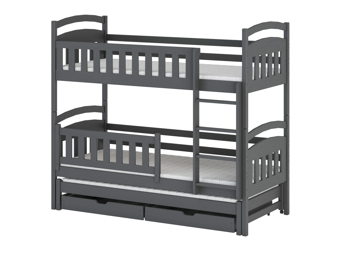 Trivietė vaikiška lova su stalčiais BLANKA 80x180 13 Trivietė vaikiška lova su stalčiais BLANKA 80x180 13