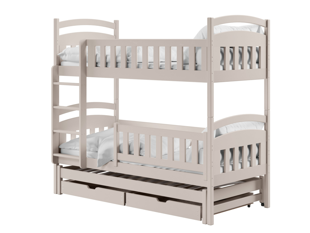 Trivietė vaikiška lova su stalčiais BLANKA 80x180 16 Trivietė vaikiška lova su stalčiais BLANKA 80x180 16