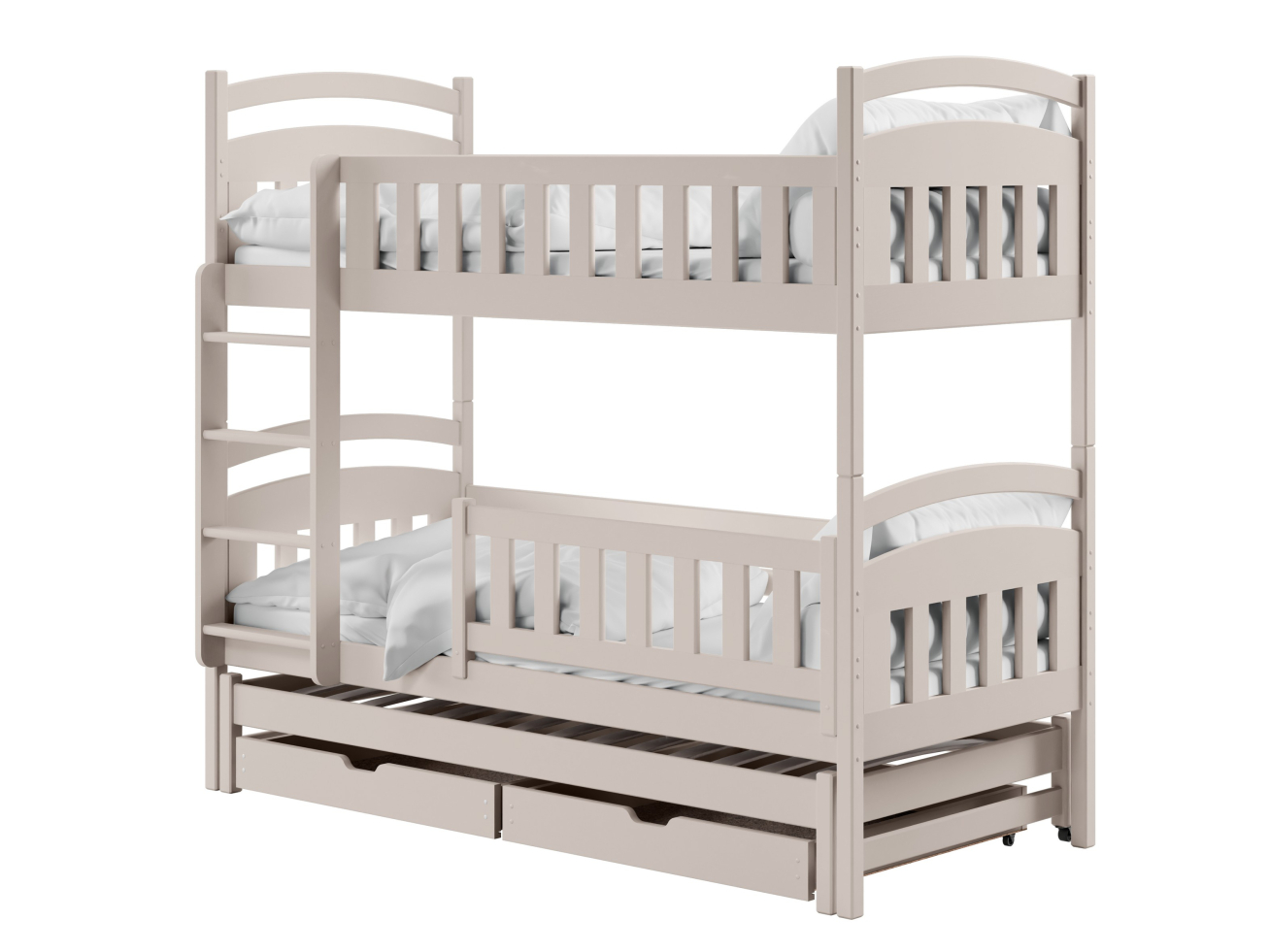 Trivietė vaikiška lova su stalčiais BLANKA 80x200 16 Trivietė vaikiška lova su stalčiais BLANKA 80x200 16