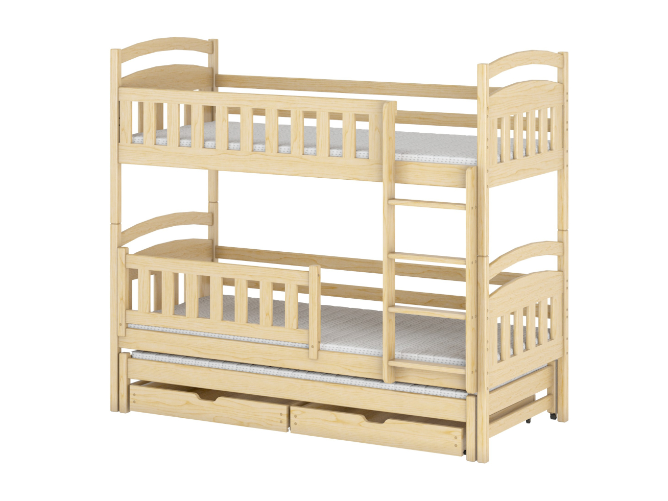 Trivietė vaikiška lova su stalčiais BLANKA 80x200 15