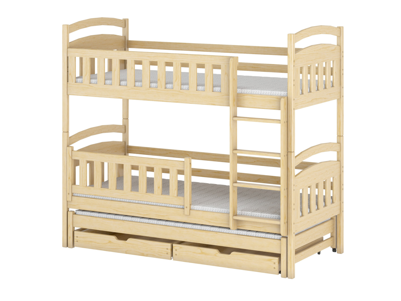 Trivietė vaikiška lova su stalčiais BLANKA 90x190 15 Trivietė vaikiška lova su stalčiais BLANKA 90x190 15