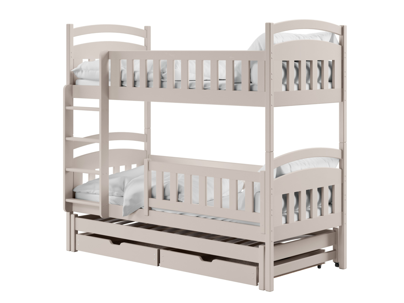 Trivietė vaikiška lova su stalčiais BLANKA 90x190 16 Trivietė vaikiška lova su stalčiais BLANKA 90x190 16