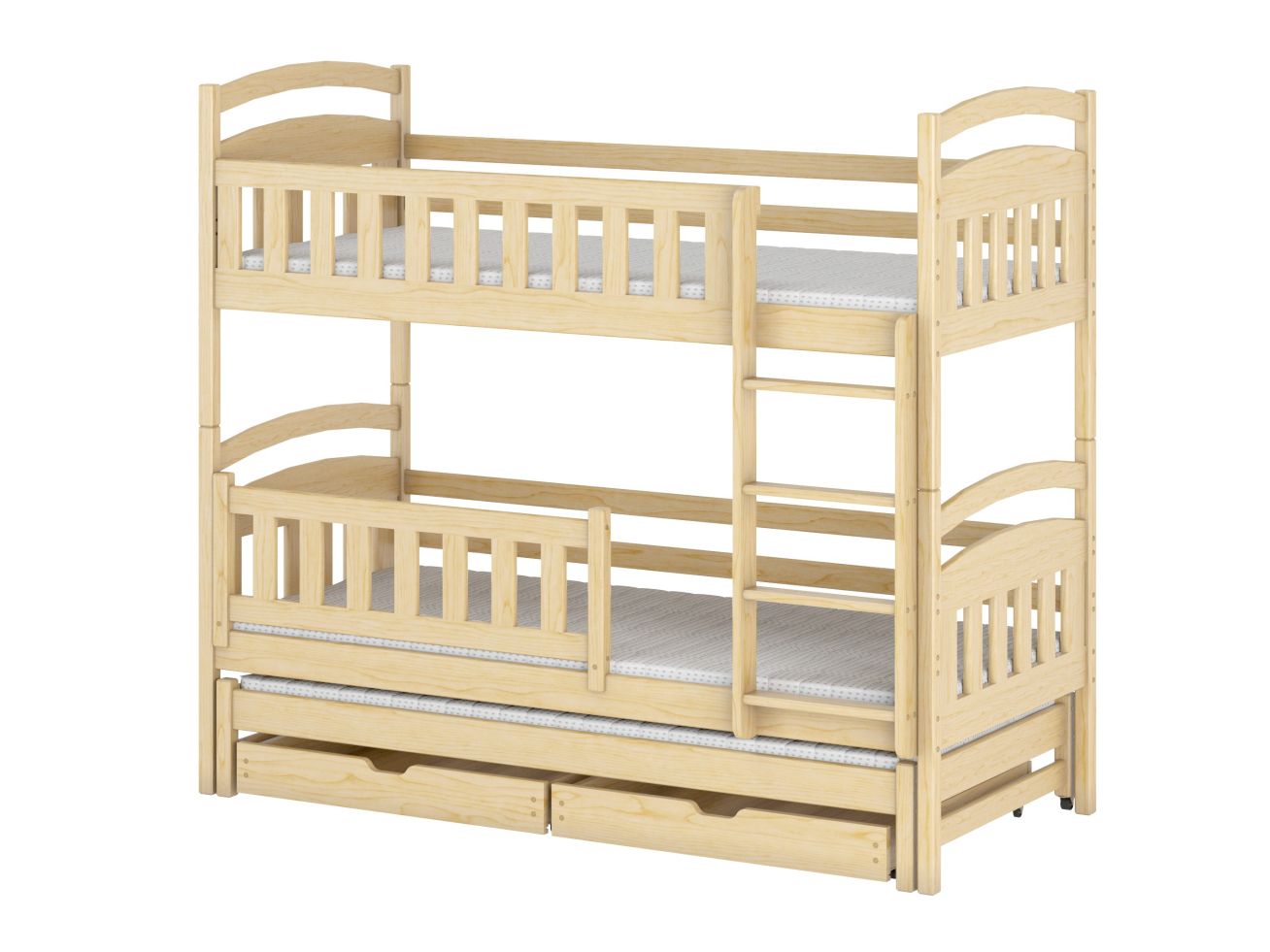 Trivietė vaikiška lova su stalčiais BLANKA 90x200 15