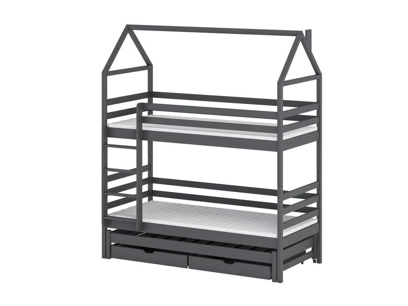 Trivietė vaikiška lova su stalčiais DALIA 80x160 9 Trivietė vaikiška lova su stalčiais DALIA 80x160 9