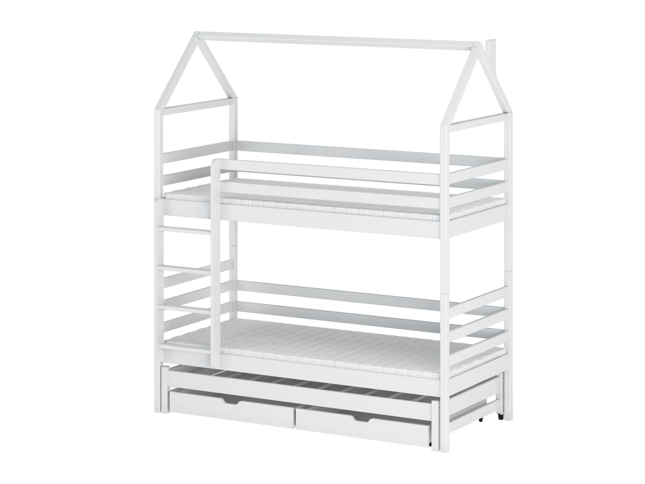 Trivietė vaikiška lova su stalčiais DALIA 80x180 8