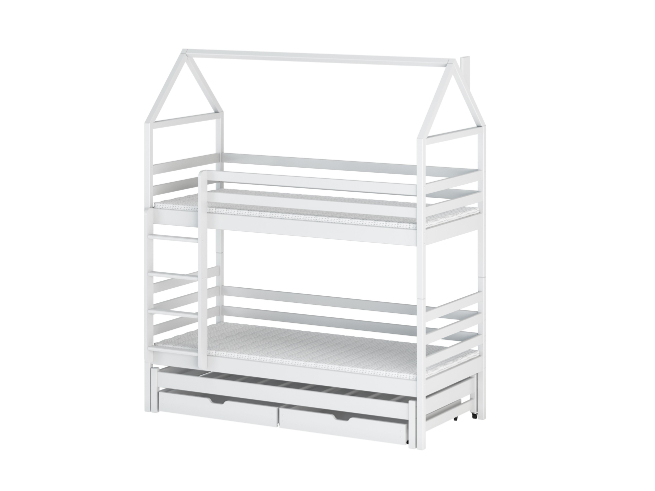 Trivietė vaikiška lova su stalčiais DALIA 80x200 8