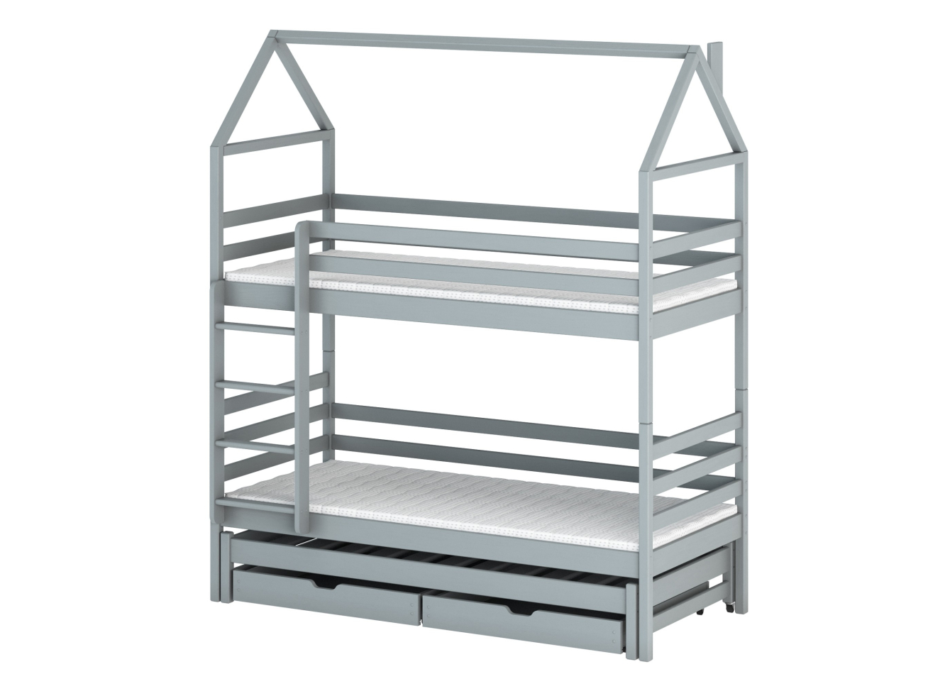 Trivietė vaikiška lova su stalčiais DALIA 80x200 10 Trivietė vaikiška lova su stalčiais DALIA 80x200 10