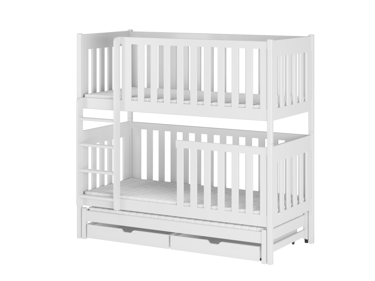 Trivietė vaikiška lova su stalčiais EMILKA 80x160 8