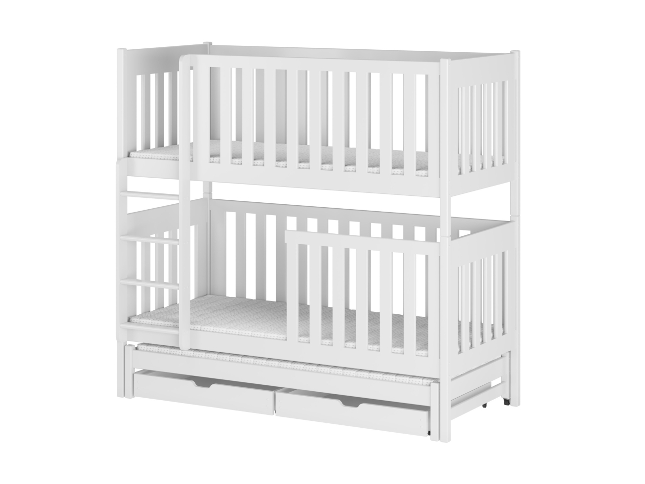 Trivietė vaikiška lova su stalčiais EMILKA 80x180 8 Trivietė vaikiška lova su stalčiais EMILKA 80x180 8