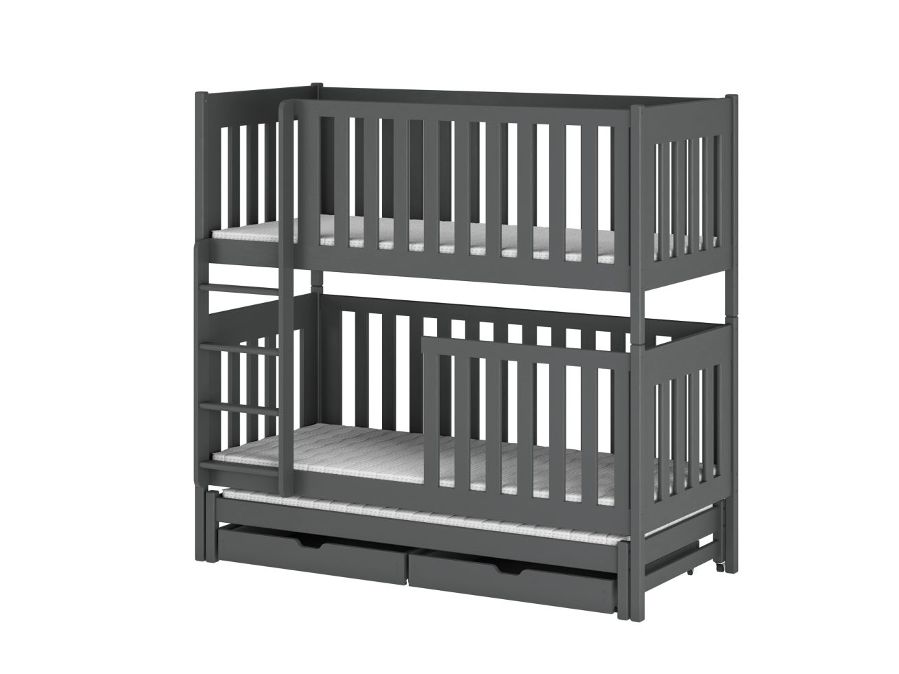 Trivietė vaikiška lova su stalčiais EMILKA 80x180 9 Trivietė vaikiška lova su stalčiais EMILKA 80x180 9